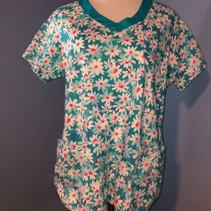 Uniform Advantage floral scrub top XL